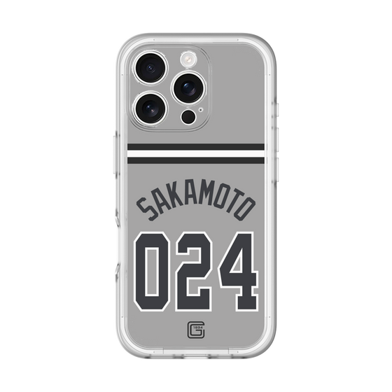 スリムプロテクションプレミアムケース［ 読売ジャイアンツ - #024 SAKAMOTO - ビジター ］