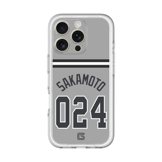 スリムプロテクションプレミアムケース［ 読売ジャイアンツ - #024 SAKAMOTO - ビジター ］