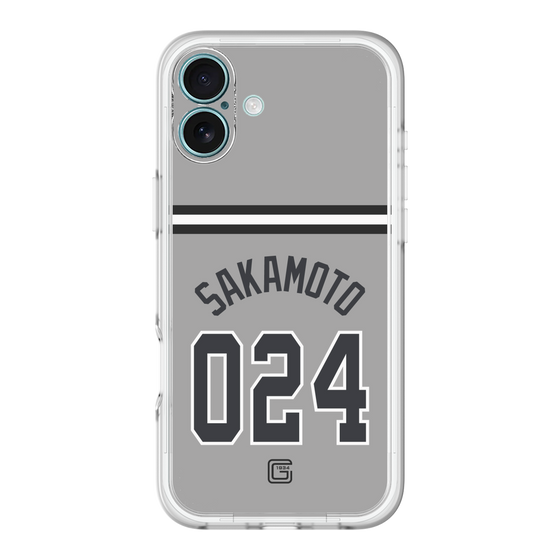 スリムプロテクションプレミアムケース［ 読売ジャイアンツ - #024 SAKAMOTO - ビジター ］