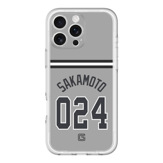 スリムプロテクションプレミアムケース［ 読売ジャイアンツ - #024 SAKAMOTO - ビジター ］