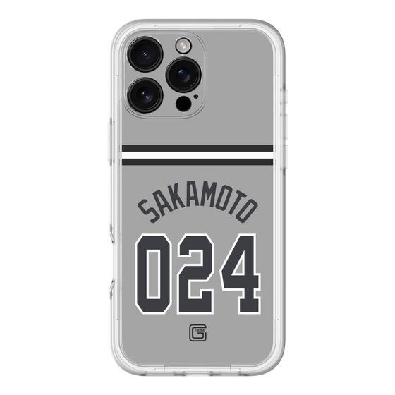 スリムプロテクションプレミアムケース［ 読売ジャイアンツ - #024 SAKAMOTO - ビジター ］