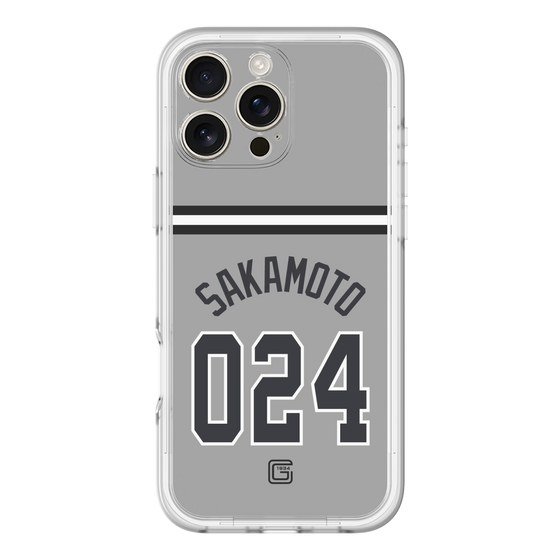 スリムプロテクションプレミアムケース［ 読売ジャイアンツ - #024 SAKAMOTO - ビジター ］