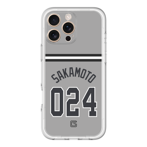 スリムプロテクションプレミアムケース［ 読売ジャイアンツ - #024 SAKAMOTO - ビジター ］