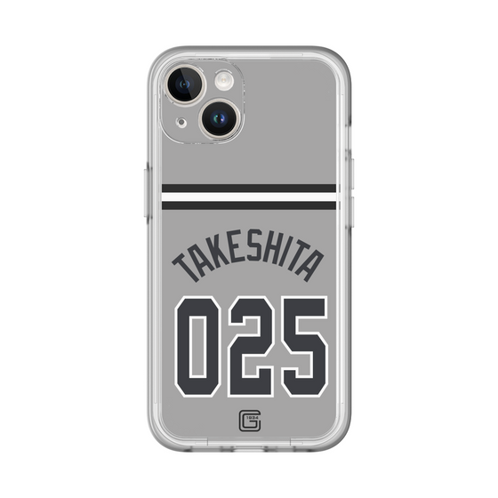 スリムプロテクションプレミアムケース［ 読売ジャイアンツ - #025 TAKESHITA - ビジター ］