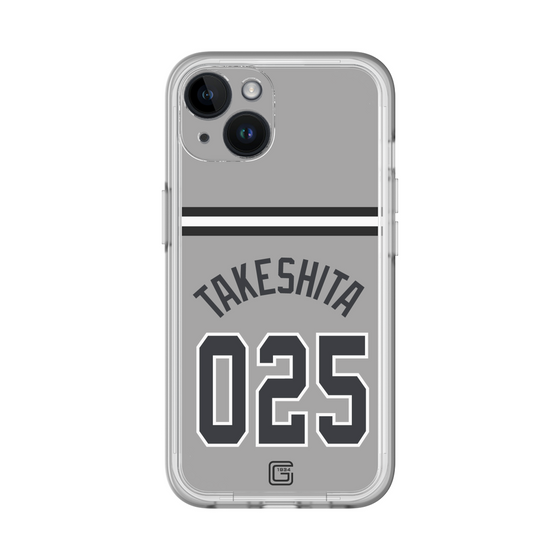 スリムプロテクションプレミアムケース［ 読売ジャイアンツ - #025 TAKESHITA - ビジター ］