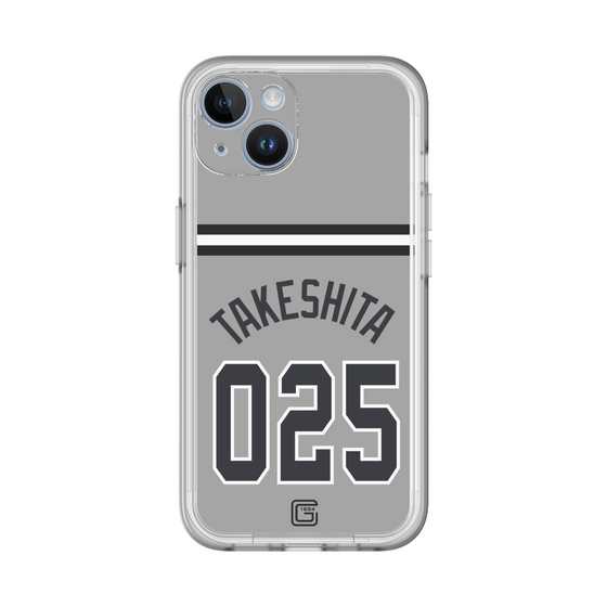 スリムプロテクションプレミアムケース［ 読売ジャイアンツ - #025 TAKESHITA - ビジター ］