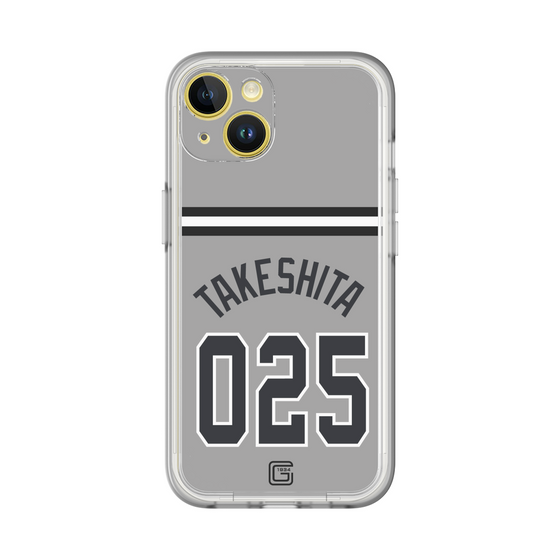 スリムプロテクションプレミアムケース［ 読売ジャイアンツ - #025 TAKESHITA - ビジター ］