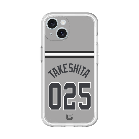 スリムプロテクションプレミアムケース［ 読売ジャイアンツ - #025 TAKESHITA - ビジター ］