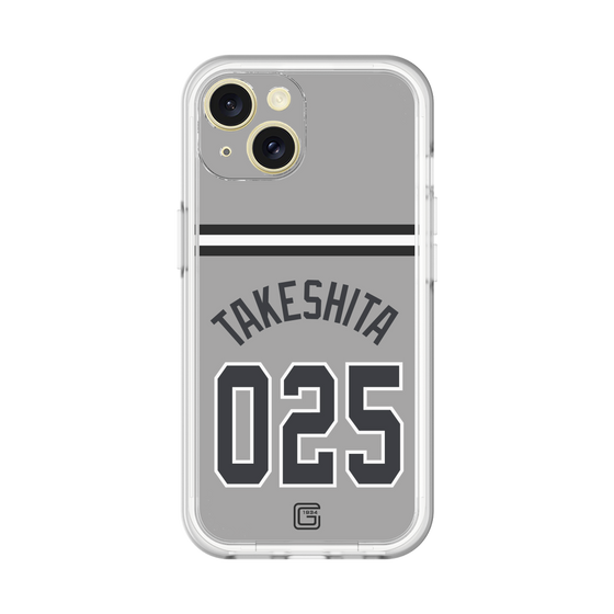 スリムプロテクションプレミアムケース［ 読売ジャイアンツ - #025 TAKESHITA - ビジター ］