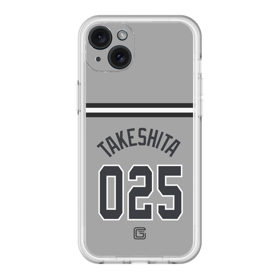 スリムプロテクションプレミアムケース［ 読売ジャイアンツ - #025 TAKESHITA - ビジター ］