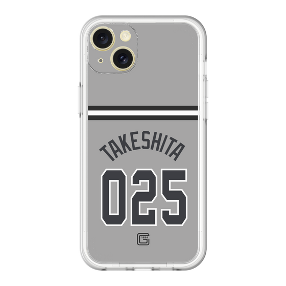 スリムプロテクションプレミアムケース［ 読売ジャイアンツ - #025 TAKESHITA - ビジター ］