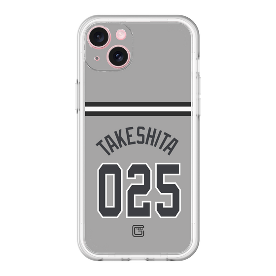 スリムプロテクションプレミアムケース［ 読売ジャイアンツ - #025 TAKESHITA - ビジター ］