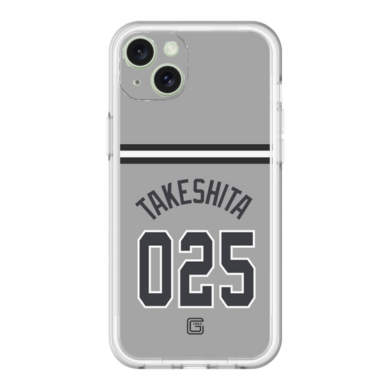 スリムプロテクションプレミアムケース［ 読売ジャイアンツ - #025 TAKESHITA - ビジター ］