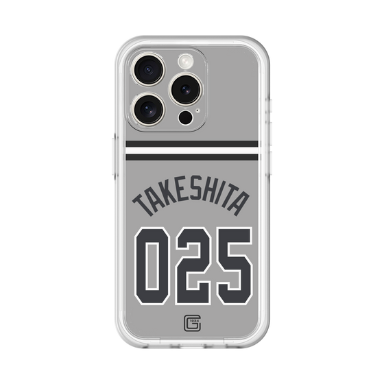 スリムプロテクションプレミアムケース［ 読売ジャイアンツ - #025 TAKESHITA - ビジター ］