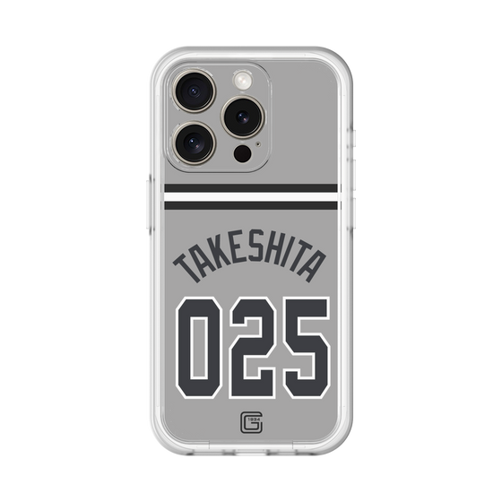 スリムプロテクションプレミアムケース［ 読売ジャイアンツ - #025 TAKESHITA - ビジター ］