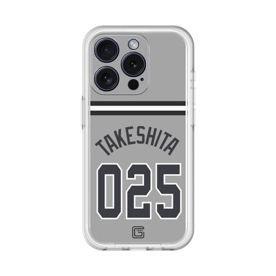 スリムプロテクションプレミアムケース［ 読売ジャイアンツ - #025 TAKESHITA - ビジター ］