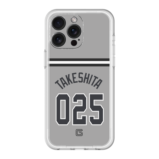 スリムプロテクションプレミアムケース［ 読売ジャイアンツ - #025 TAKESHITA - ビジター ］