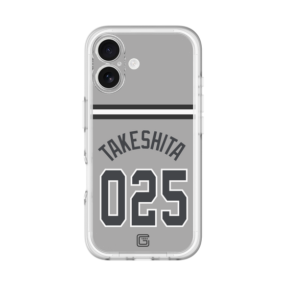 スリムプロテクションプレミアムケース［ 読売ジャイアンツ - #025 TAKESHITA - ビジター ］