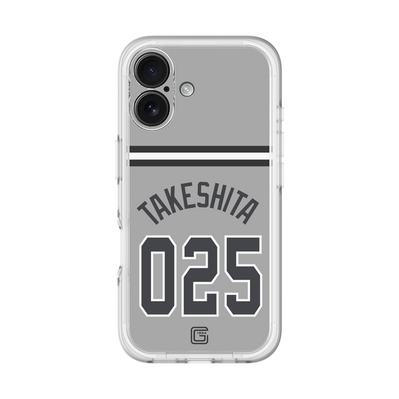 スリムプロテクションプレミアムケース［ 読売ジャイアンツ - #025 TAKESHITA - ビジター ］