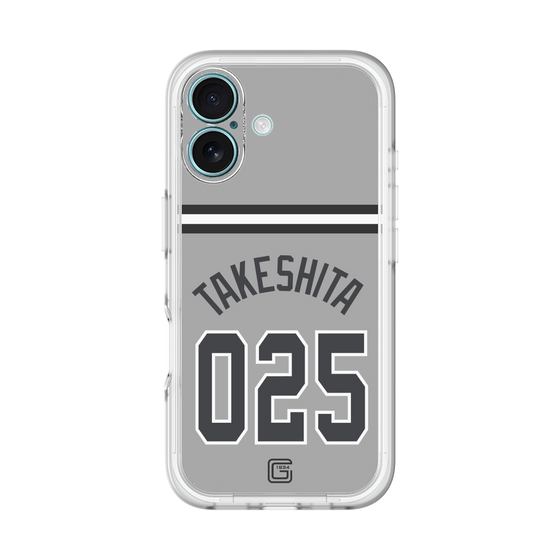スリムプロテクションプレミアムケース［ 読売ジャイアンツ - #025 TAKESHITA - ビジター ］