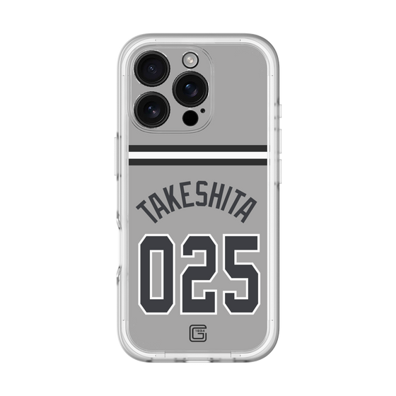 スリムプロテクションプレミアムケース［ 読売ジャイアンツ - #025 TAKESHITA - ビジター ］