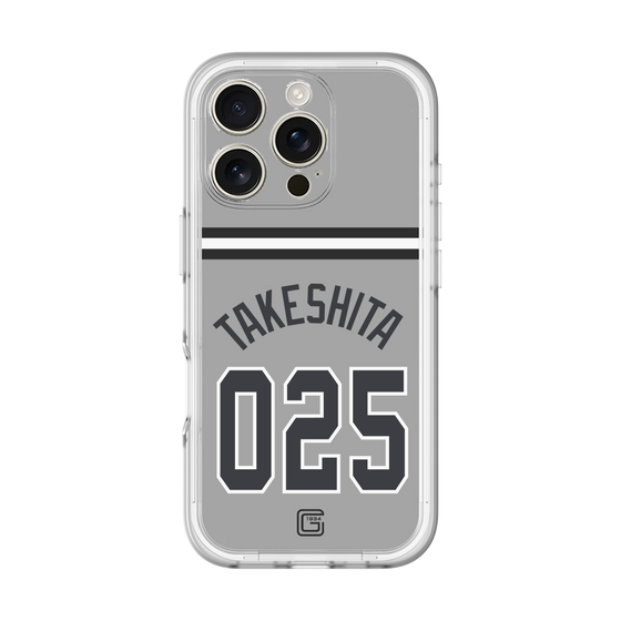 スリムプロテクションプレミアムケース［ 読売ジャイアンツ - #025 TAKESHITA - ビジター ］