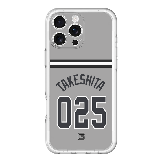 スリムプロテクションプレミアムケース［ 読売ジャイアンツ - #025 TAKESHITA - ビジター ］