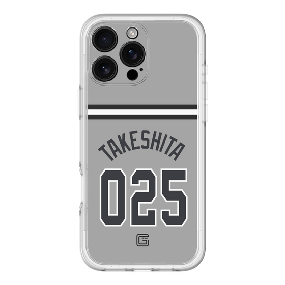 スリムプロテクションプレミアムケース［ 読売ジャイアンツ - #025 TAKESHITA - ビジター ］