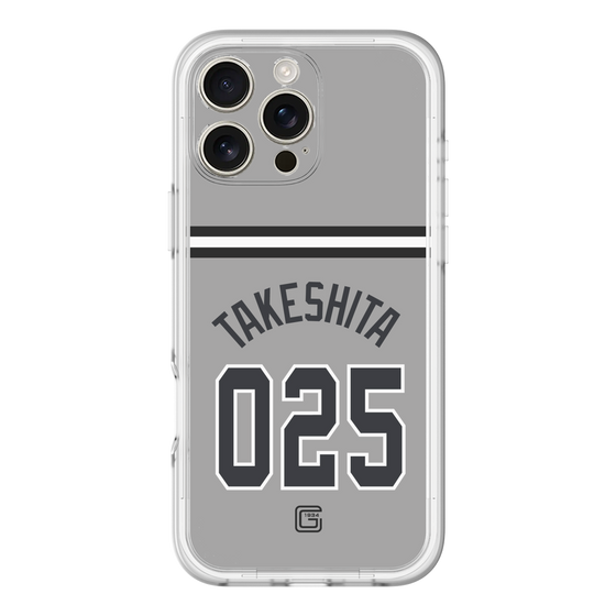 スリムプロテクションプレミアムケース［ 読売ジャイアンツ - #025 TAKESHITA - ビジター ］