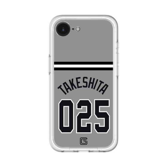 スリムプロテクションプレミアムケース［ 読売ジャイアンツ - #025 TAKESHITA - ビジター ］