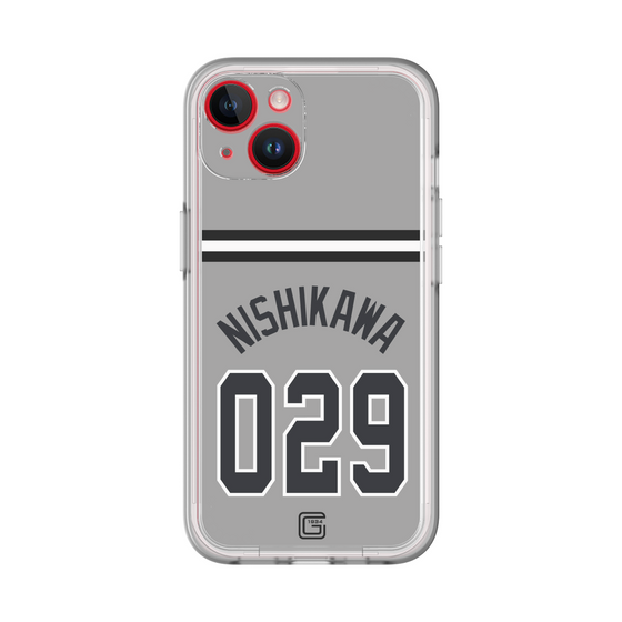 スリムプロテクションプレミアムケース［ 読売ジャイアンツ - #029 NISHIKAWA - ビジター ］