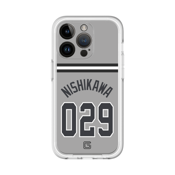 スリムプロテクションプレミアムケース［ 読売ジャイアンツ - #029 NISHIKAWA - ビジター ］