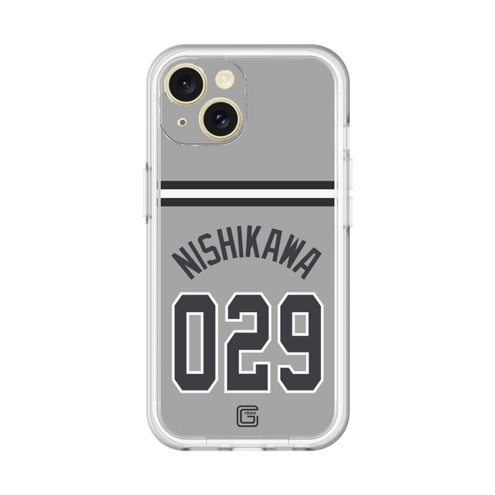 スリムプロテクションプレミアムケース［ 読売ジャイアンツ - #029 NISHIKAWA - ビジター ］