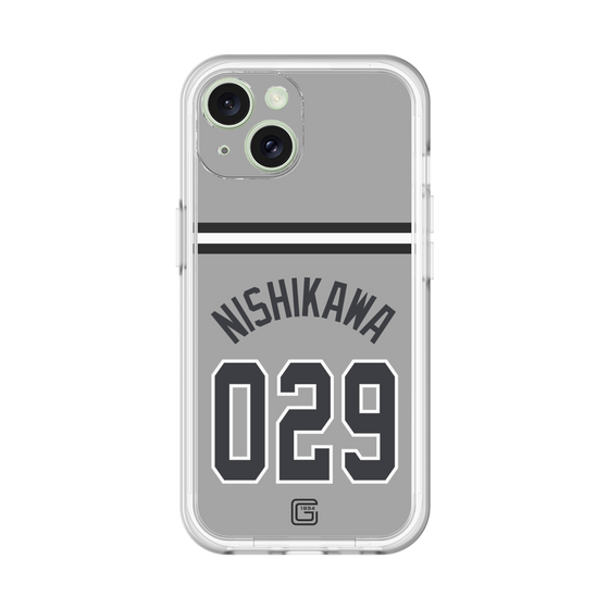 スリムプロテクションプレミアムケース［ 読売ジャイアンツ - #029 NISHIKAWA - ビジター ］