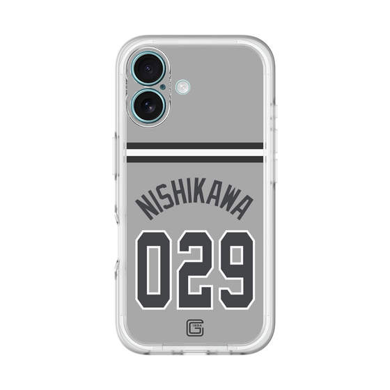 スリムプロテクションプレミアムケース［ 読売ジャイアンツ - #029 NISHIKAWA - ビジター ］
