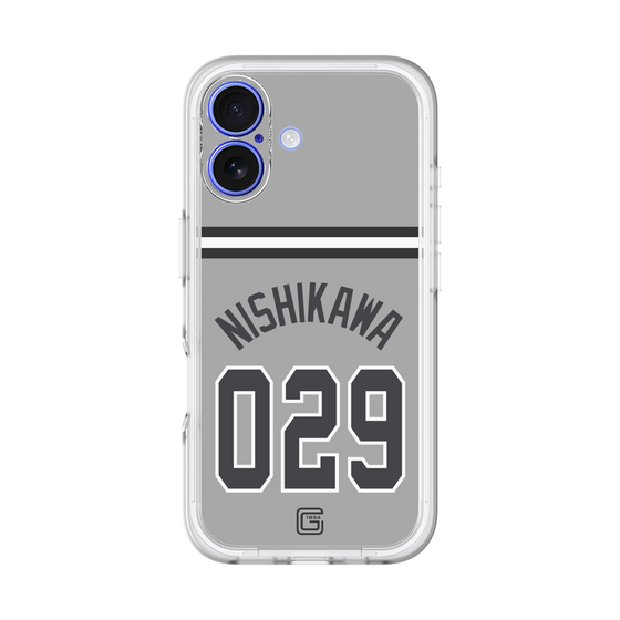 スリムプロテクションプレミアムケース［ 読売ジャイアンツ - #029 NISHIKAWA - ビジター ］