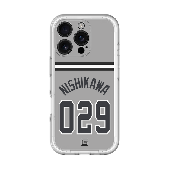 スリムプロテクションプレミアムケース［ 読売ジャイアンツ - #029 NISHIKAWA - ビジター ］