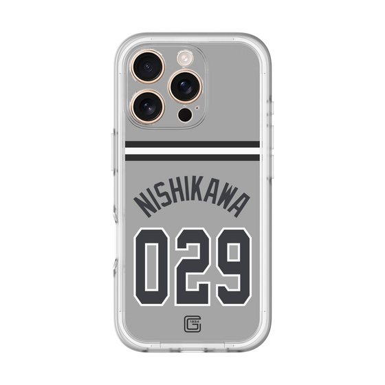 スリムプロテクションプレミアムケース［ 読売ジャイアンツ - #029 NISHIKAWA - ビジター ］