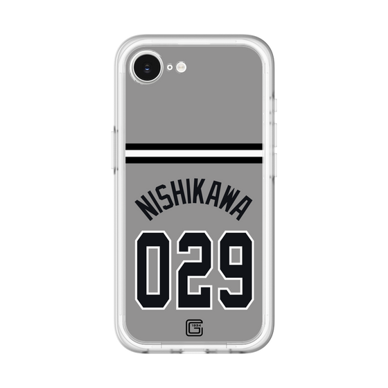 スリムプロテクションプレミアムケース［ 読売ジャイアンツ - #029 NISHIKAWA - ビジター ］