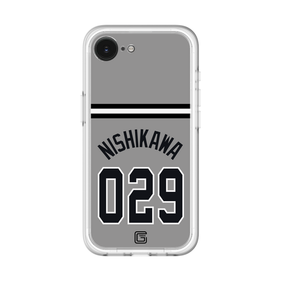 スリムプロテクションプレミアムケース［ 読売ジャイアンツ - #029 NISHIKAWA - ビジター ］