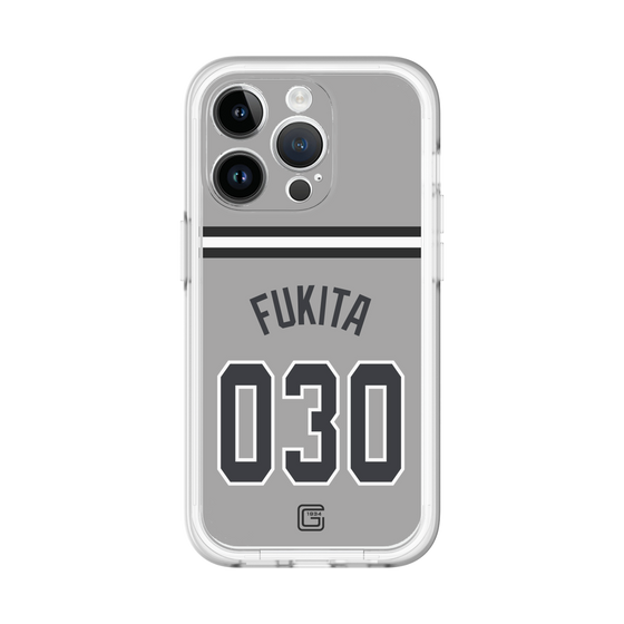 スリムプロテクションプレミアムケース［ 読売ジャイアンツ - #030 FUKITA - ビジター ］