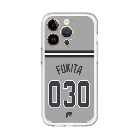 スリムプロテクションプレミアムケース［ 読売ジャイアンツ - #030 FUKITA - ビジター ］