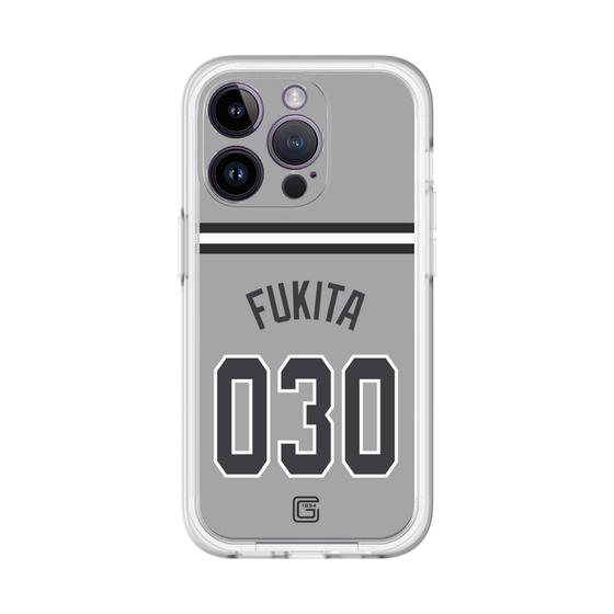 スリムプロテクションプレミアムケース［ 読売ジャイアンツ - #030 FUKITA - ビジター ］