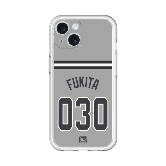 スリムプロテクションプレミアムケース［ 読売ジャイアンツ - #030 FUKITA - ビジター ］