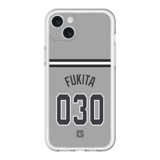 スリムプロテクションプレミアムケース［ 読売ジャイアンツ - #030 FUKITA - ビジター ］
