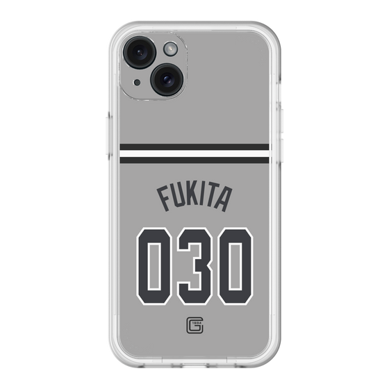 スリムプロテクションプレミアムケース［ 読売ジャイアンツ - #030 FUKITA - ビジター ］