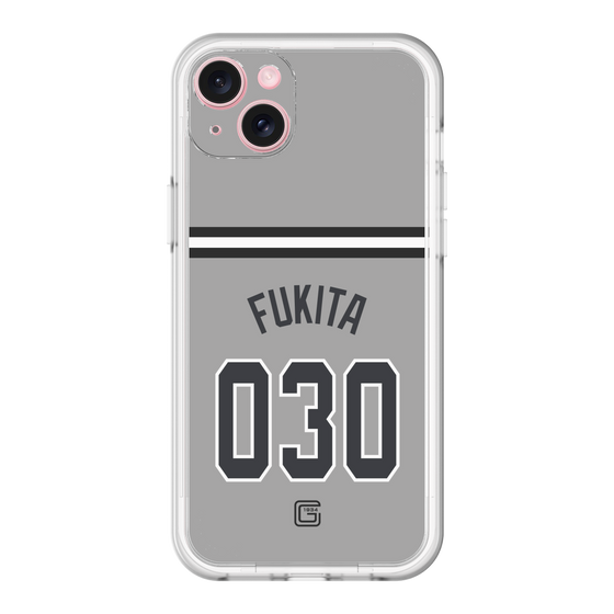 スリムプロテクションプレミアムケース［ 読売ジャイアンツ - #030 FUKITA - ビジター ］