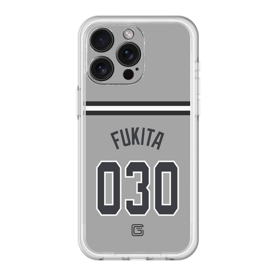 スリムプロテクションプレミアムケース［ 読売ジャイアンツ - #030 FUKITA - ビジター ］