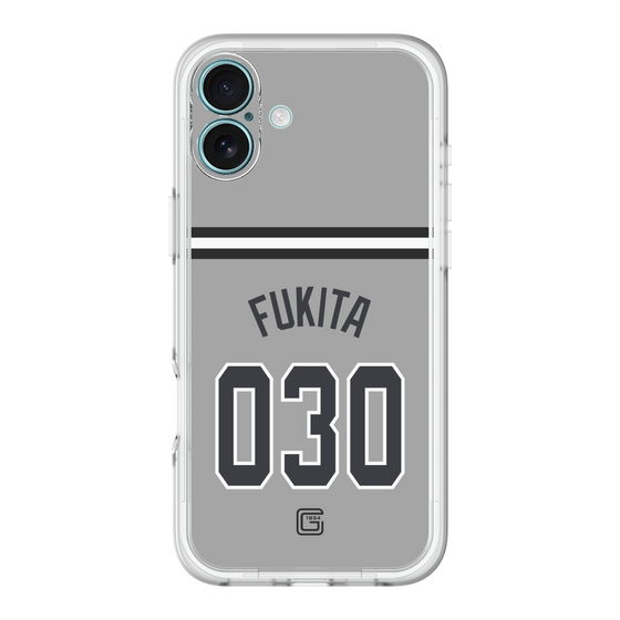 スリムプロテクションプレミアムケース［ 読売ジャイアンツ - #030 FUKITA - ビジター ］