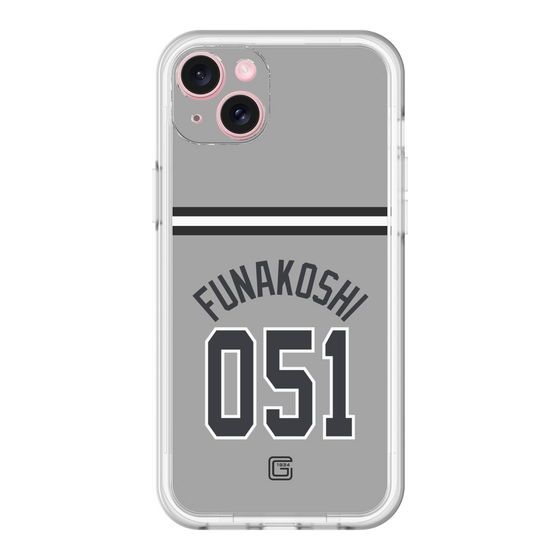 スリムプロテクションプレミアムケース［ 読売ジャイアンツ - #051 NAOE - ビジター ］
